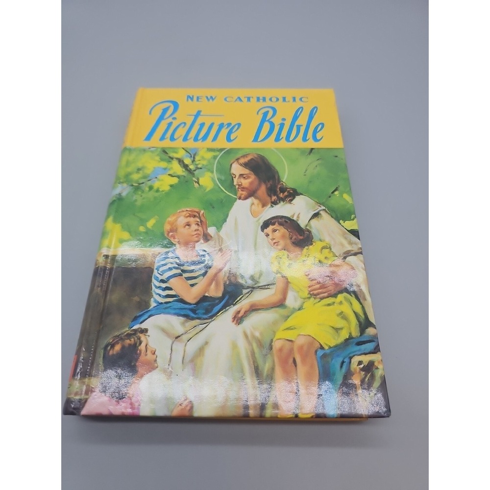 NEW CATHOLIC PICTURE BIBLE 1981 Hardcover HC Book Publishing Co. Vintage